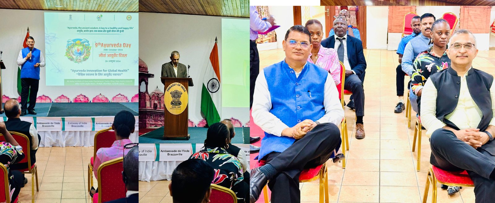 The Embassy of India, Brazzaville celebrated Ayurveda Day 2024 on 29th October 2024 at its premises.