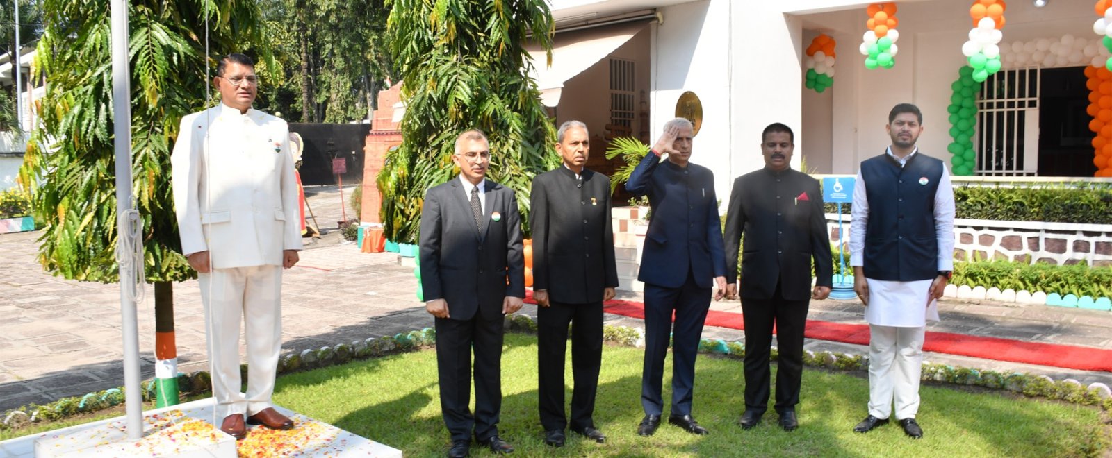 The Embassy of India celebrated India's 76th Republic Day with a flag hoisting event on the morning of the 26th of January 2025 at the Embassy premises.